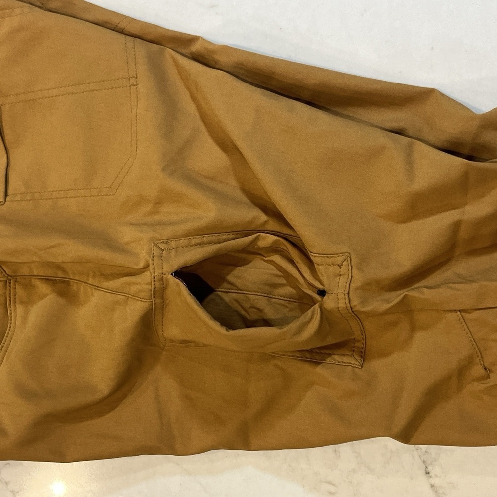 Prana NEW Halle Jogger II Pants Womens 14 Earthbound Brown Hiking Outdoors - Picture 15 of 16